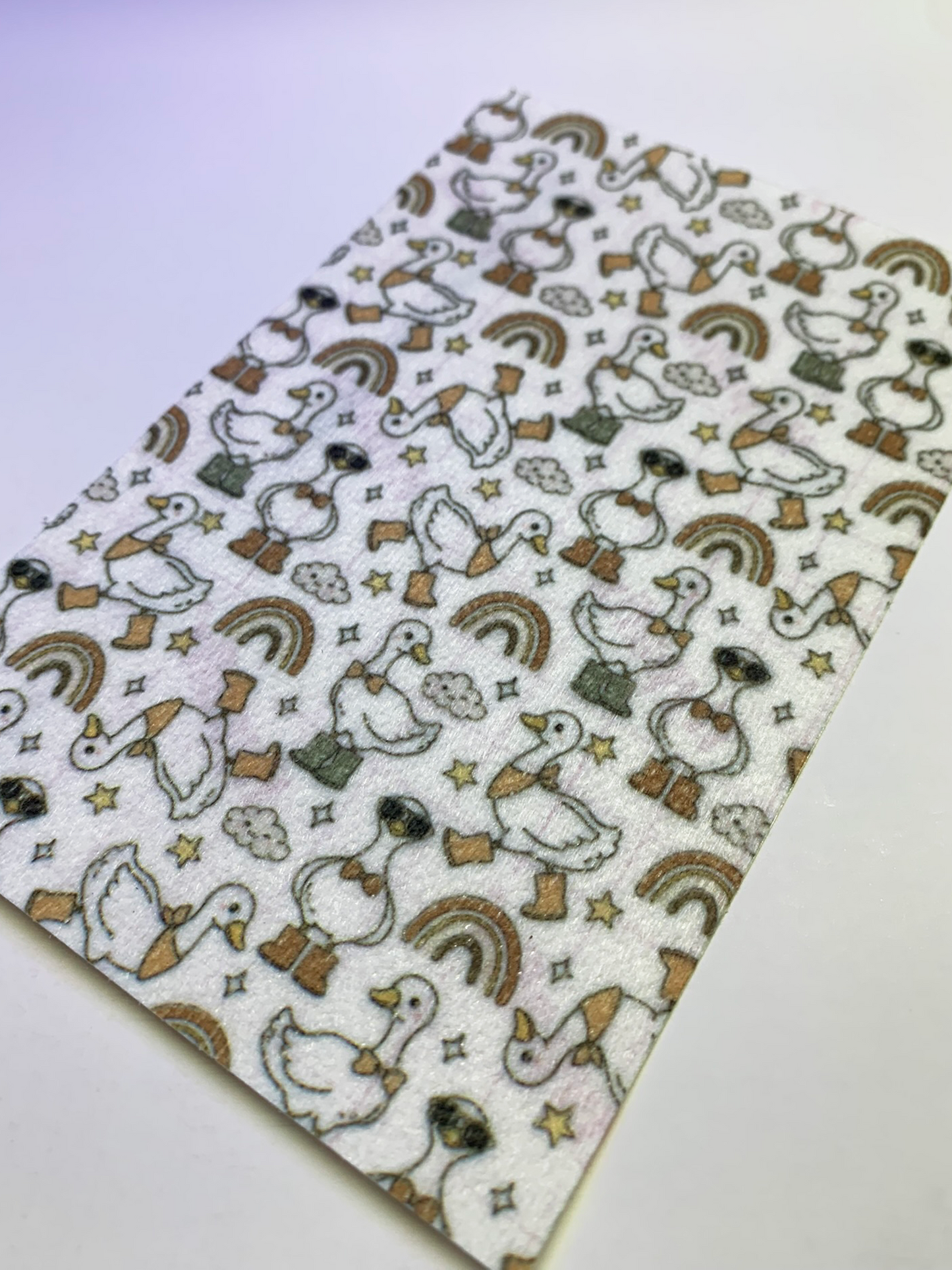 Silly Goose White and Beige Tape